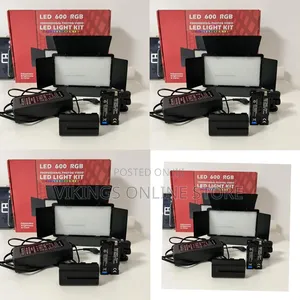 Set of Led 600 RGB Professional Photos Video Led Light Kits