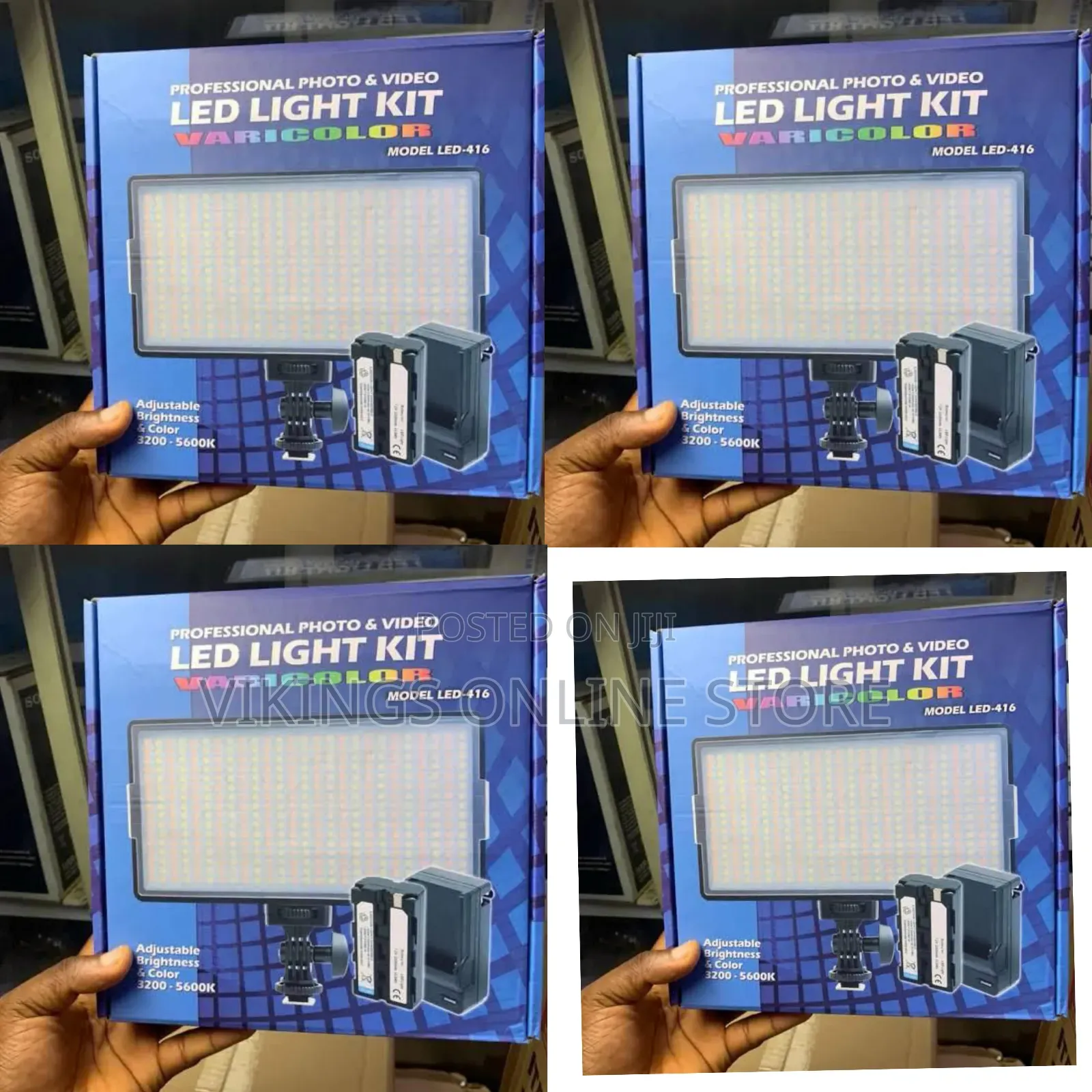 SML Led-416 Professional Photo Video Light Kit