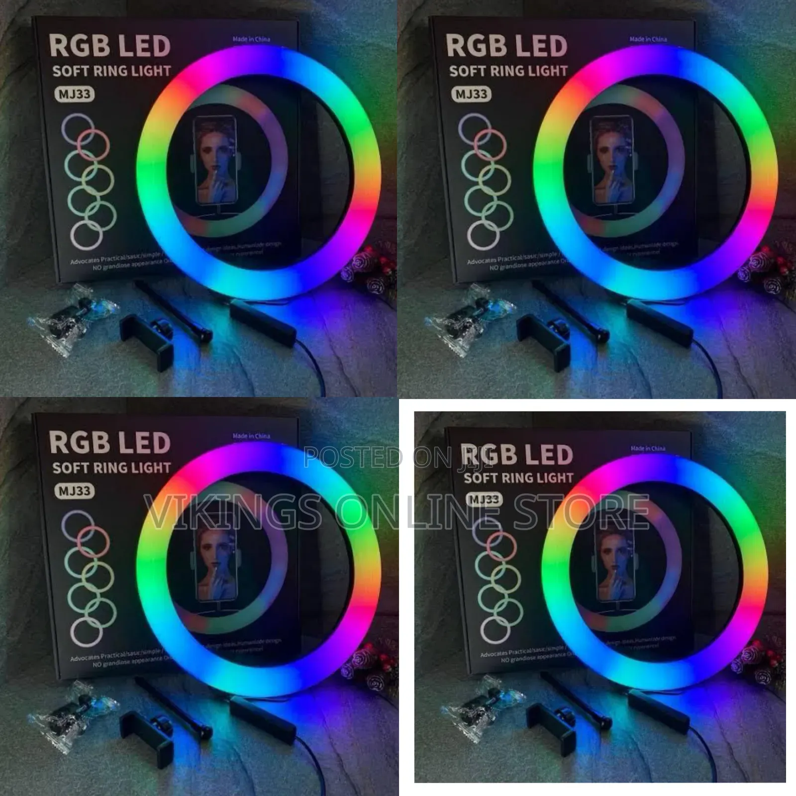 Mj33 RGB Led Soft Ring Light