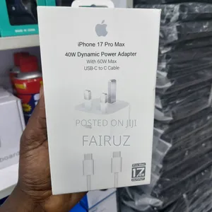 iPhone 17pro Max 40w Dynamic Adapter and 60w Usb-C