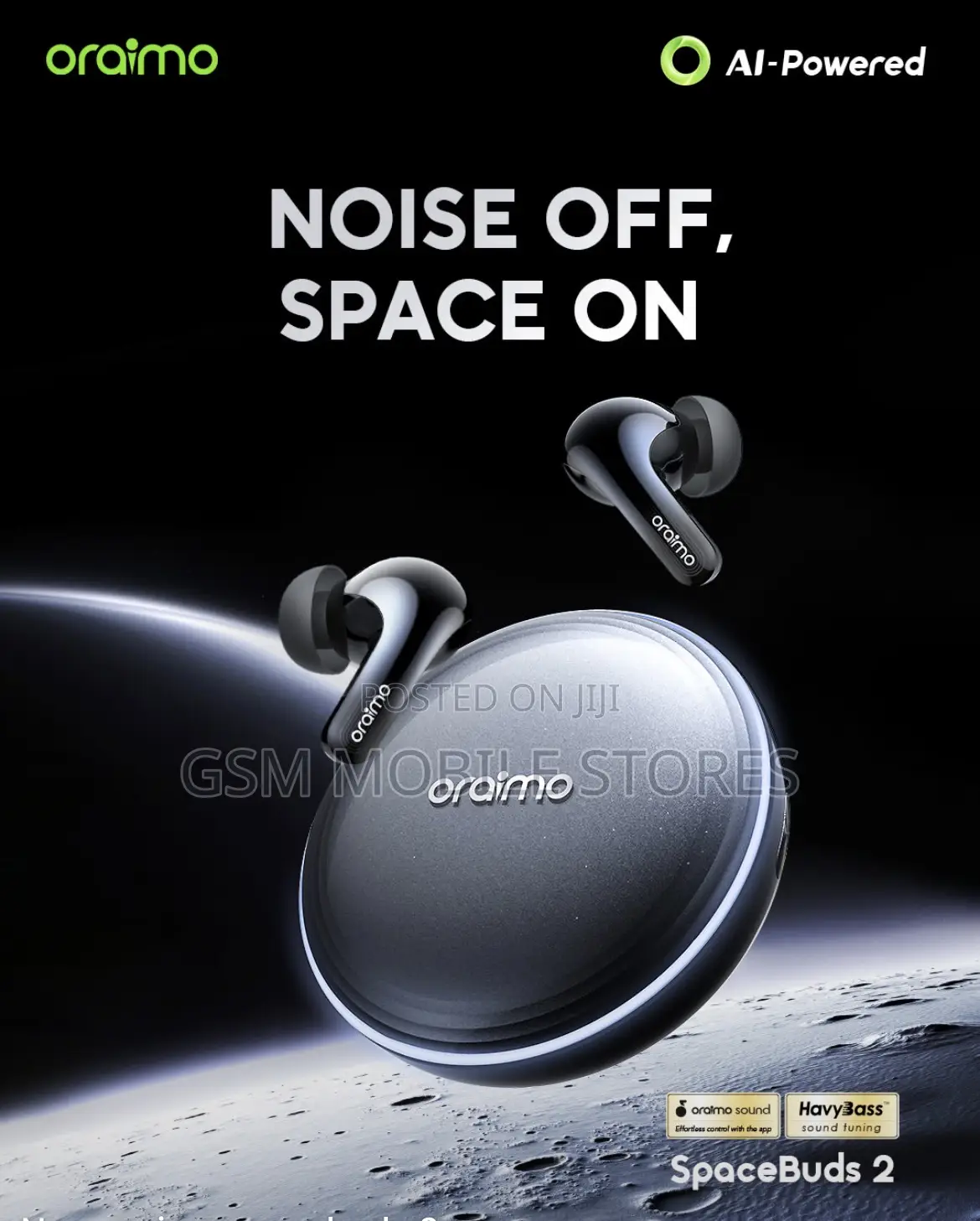 Oraimo Spacebuds 2 Ai Smart 45hrs Playtime True Wireless Earbuds
