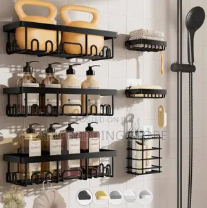 Five Pc Bath Shower Caddy