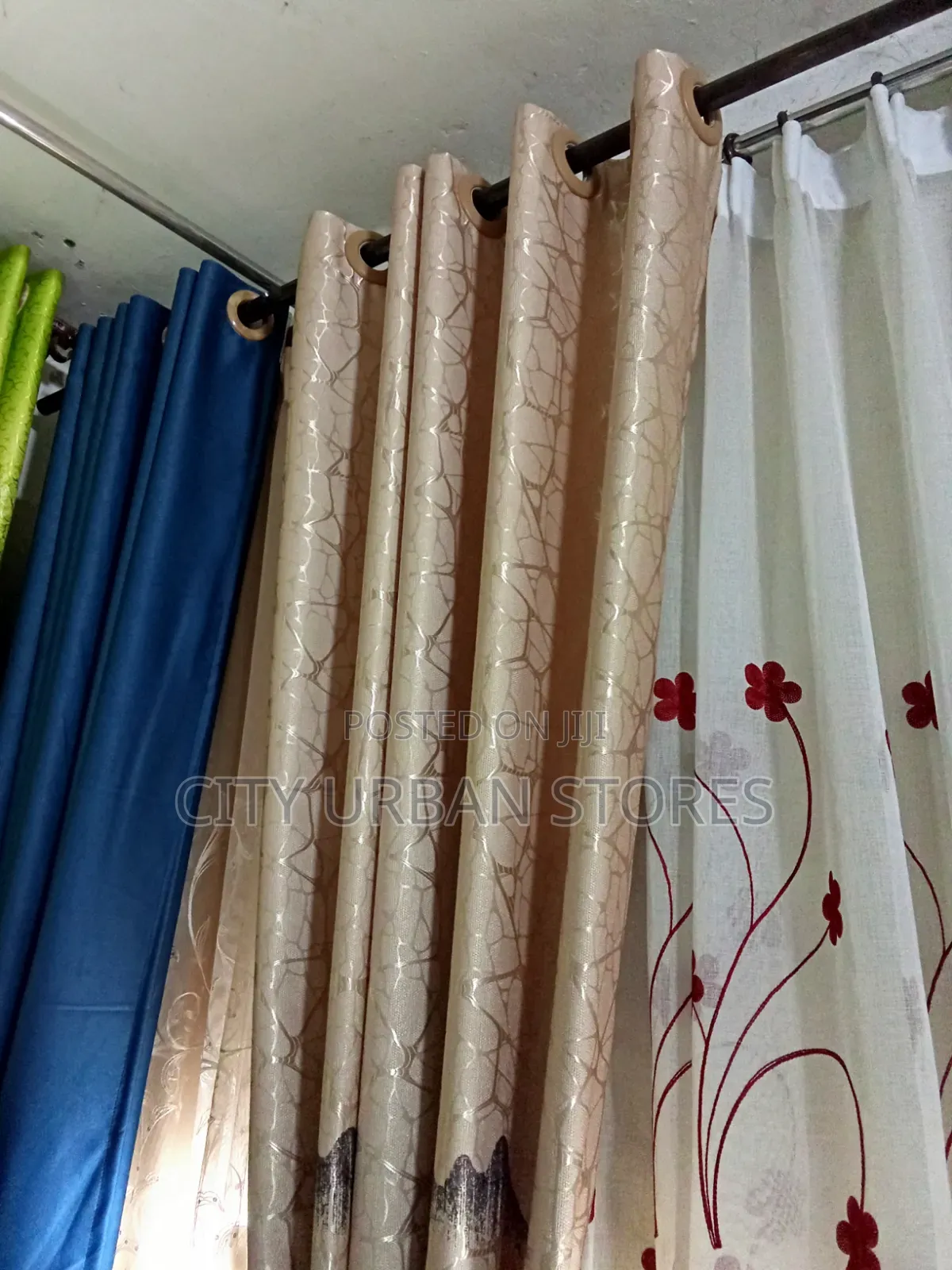 Good Man 2 PCS Brown Color Curtains