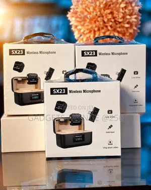 Sx23 Wireless Microphone Set Designed for Smartphones and Cameras.