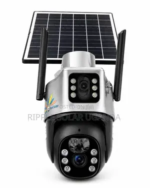 Solar CCTV Camera Dual Lens V380 4g Outdoor Security Kampala