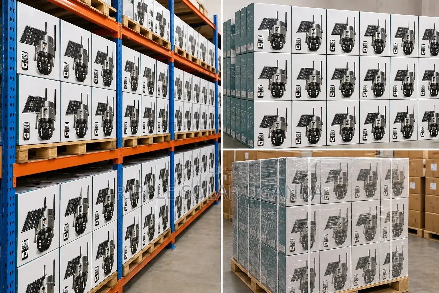 Solar CCTV Camera Dual Lens V380 4g Outdoor Security Kampala