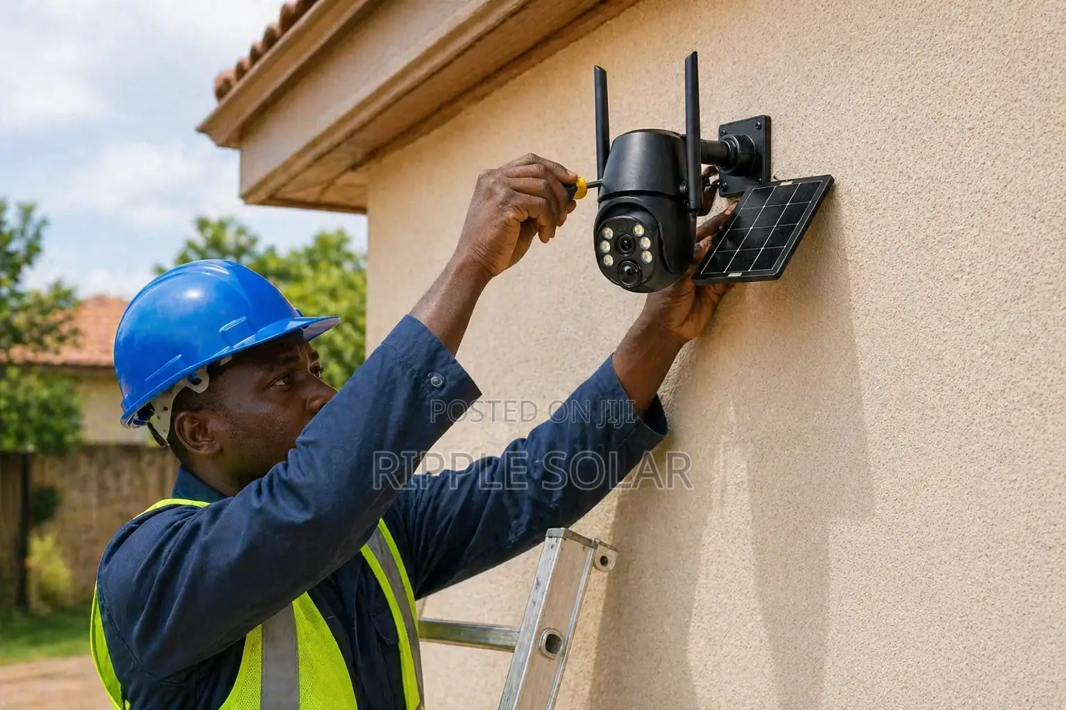 Solar CCTV Camera 4g Sim Outdoor Security Camera Kampala