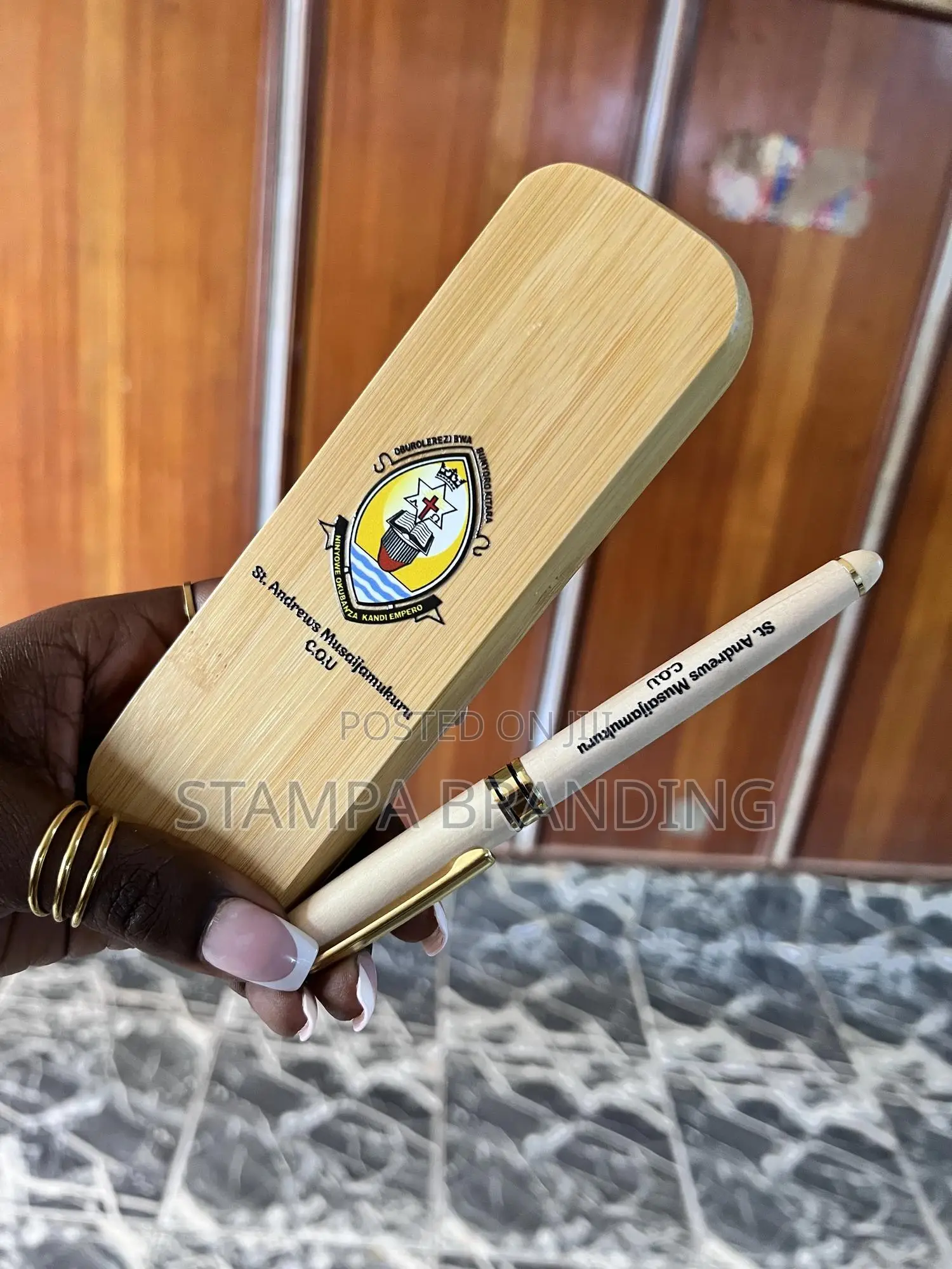 Wooden Pen With Case
