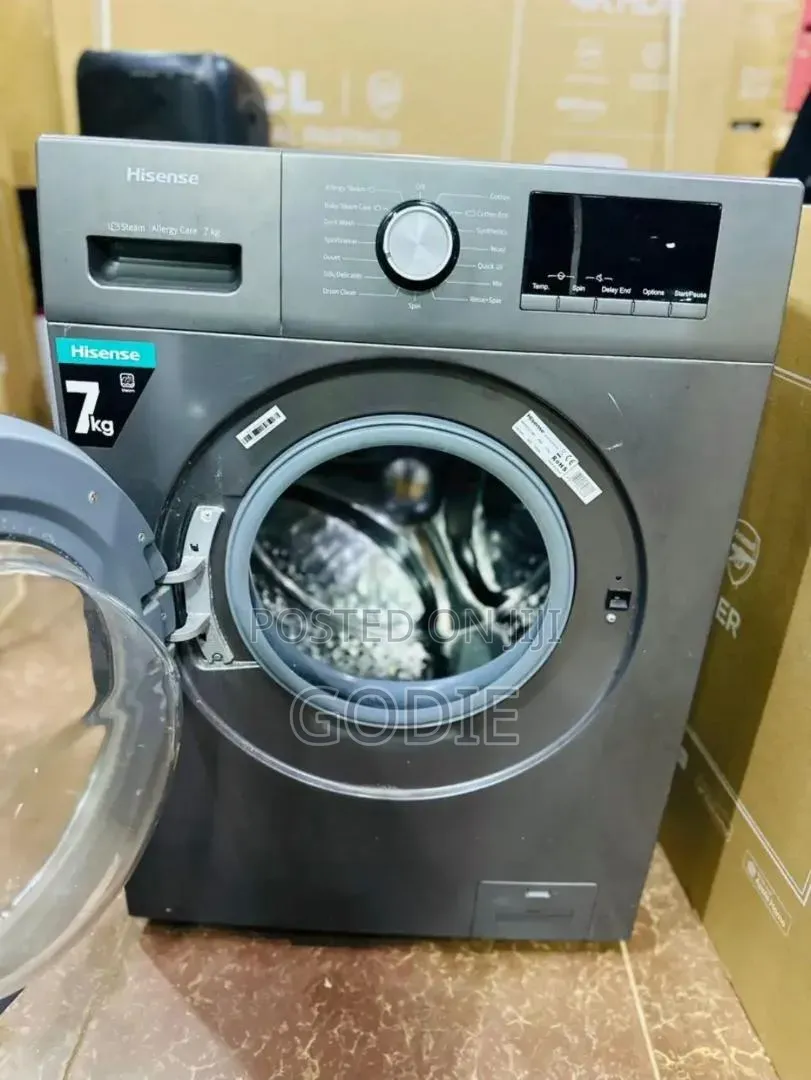 Hisense 7kg Front Loading Automatic Washing Machine.