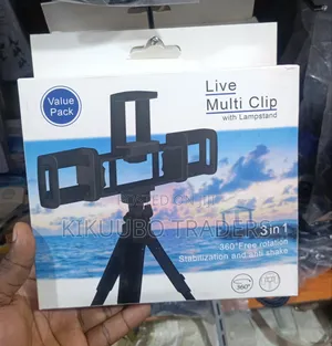 3-in-1 Live Multi Clip Mobile Stand