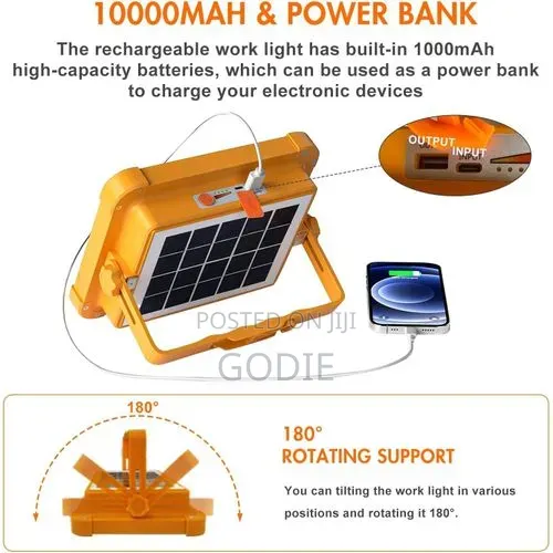 Led Spotlight Solar Construction Spotlight