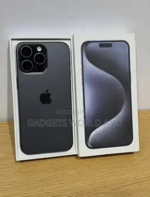 New Apple iPhone 15 Pro Max 256 GB Black