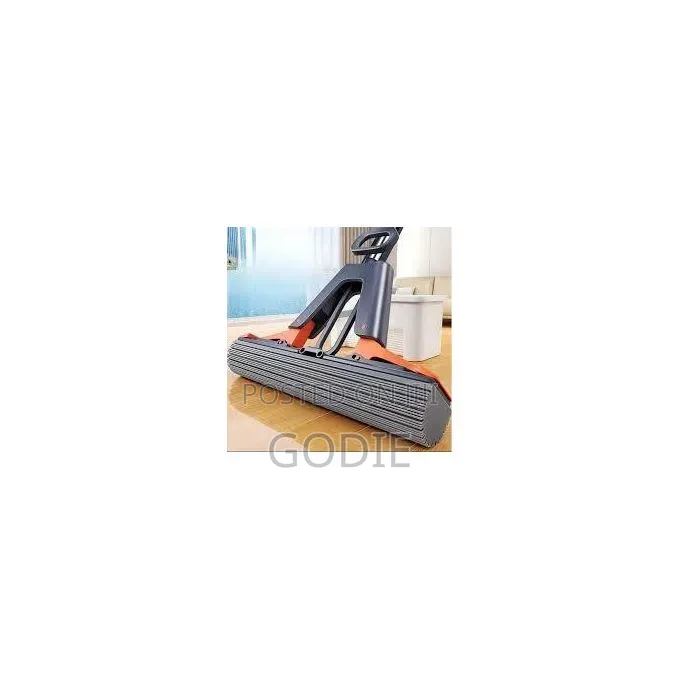 Folding Sponge Mop / Carpet Cleaner With Stainless Steel Handle -