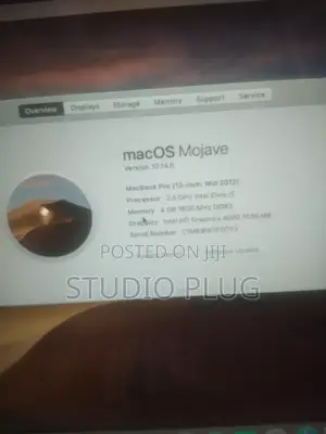 Laptop Apple MacBook Pro 4GB Intel Core i5 HDD 256GB