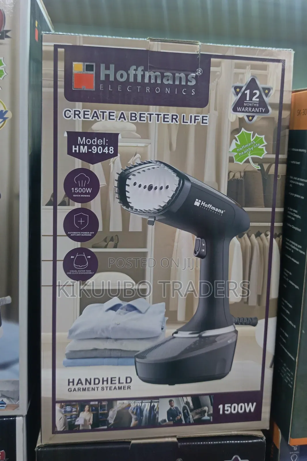 Hoffmans Handheld Garment Steamer