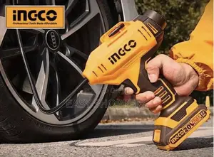 Ingco 20v Lithium-Ion Auto Air Compressor With One Battery and Charger