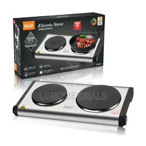 Raf Brand Electric Double Hot Plate Stove