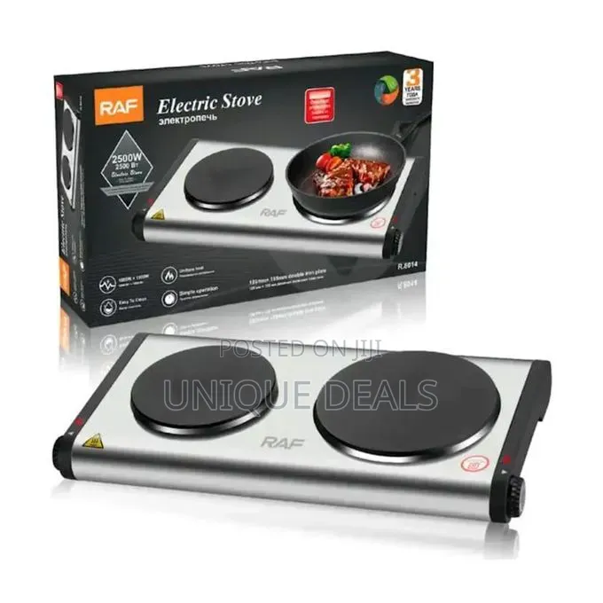Raf Brand Electric Double Hot Plate Stove