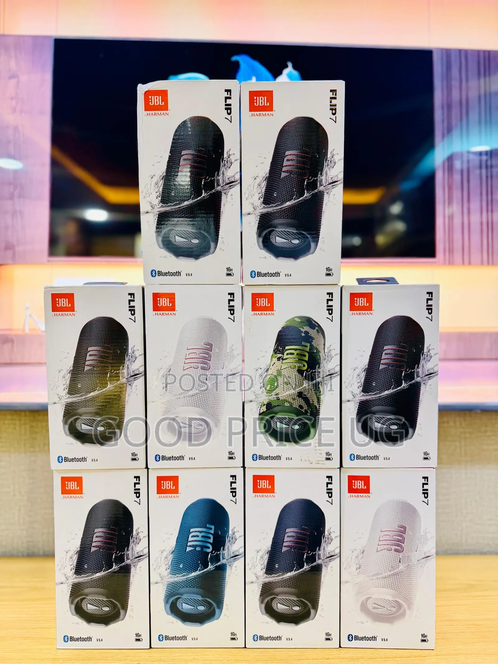 JBL Flip 7 Portable Bluetooth Speaker.