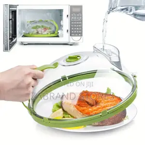 2 in 1 Microwave Cover With Inbuilt Steamer