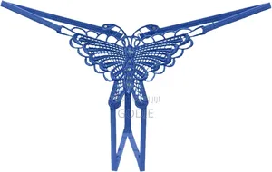 Embroidered Pearl Thong,