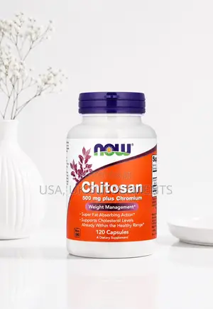 Now Chitosan 500mg 120 Capsules