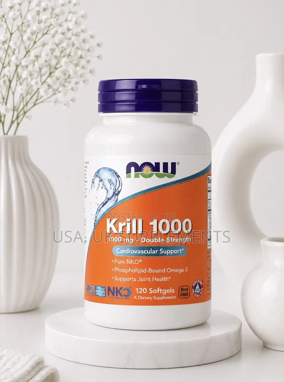 Now Krill Oil 1000mg 120softgels Double Strength