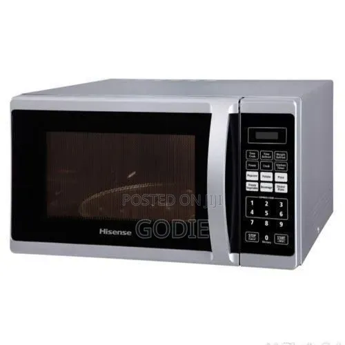 Hisense Microwave Oven, 25 Litres - Silver, Black