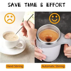 Automatic Magnetic Stirring Coffee Mug - Multicolor
