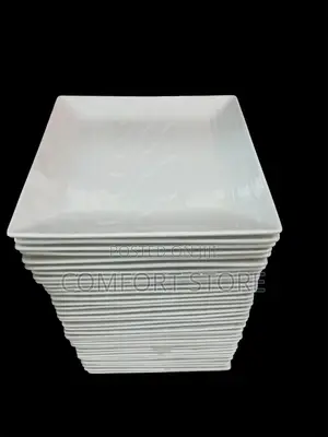 Ceramic White Dinner Plates