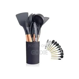 Silicone Kitchen Utensils Set- Multi Colours