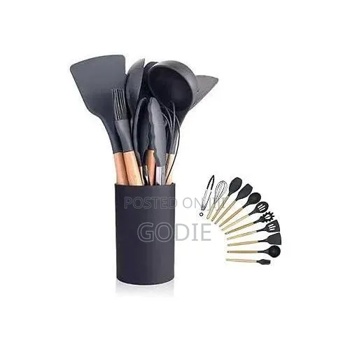 Silicone Kitchen Utensils Set- Multi Colours
