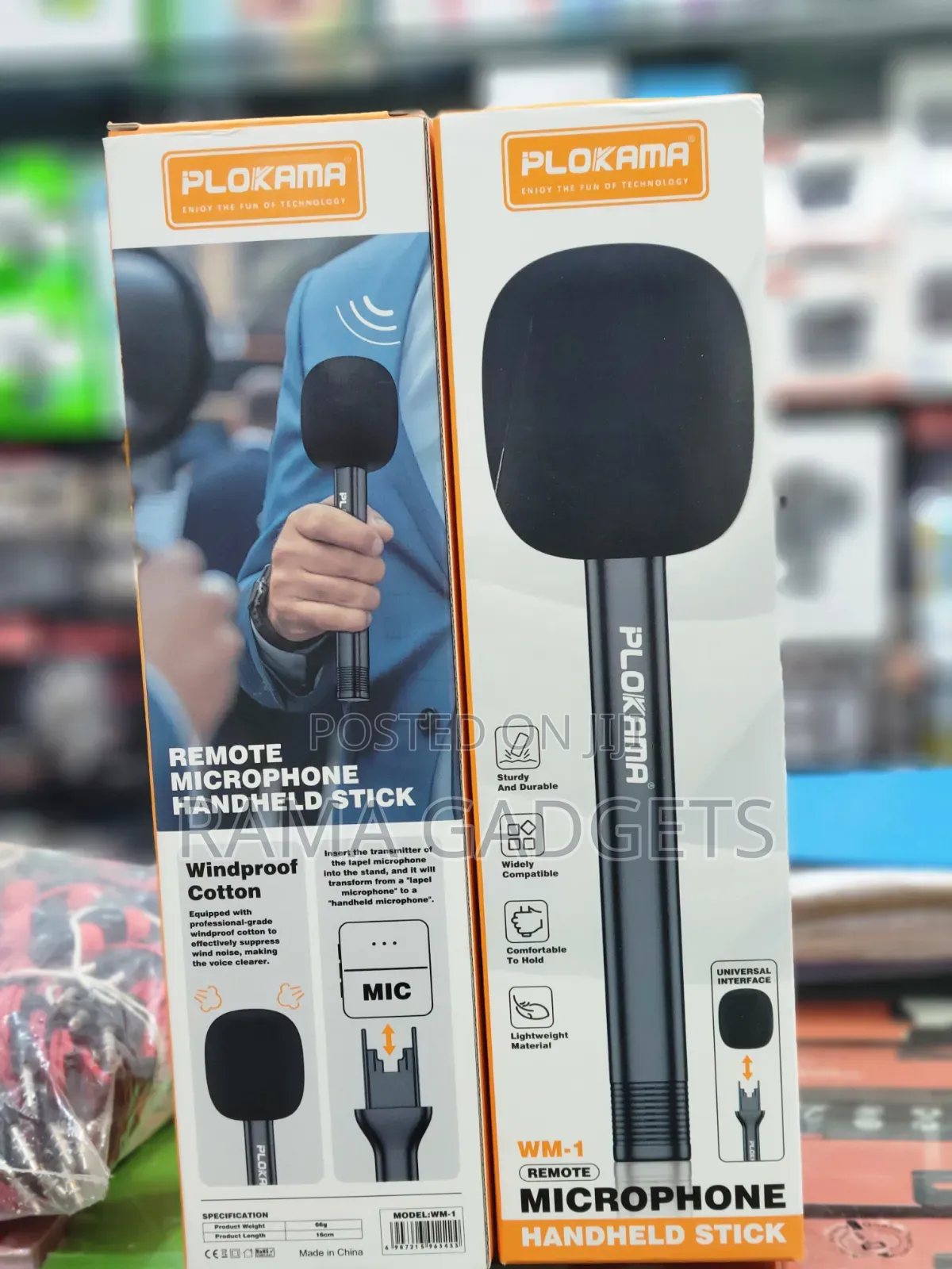 Plokama Wm-1 Remote Microphone Handheld Stick