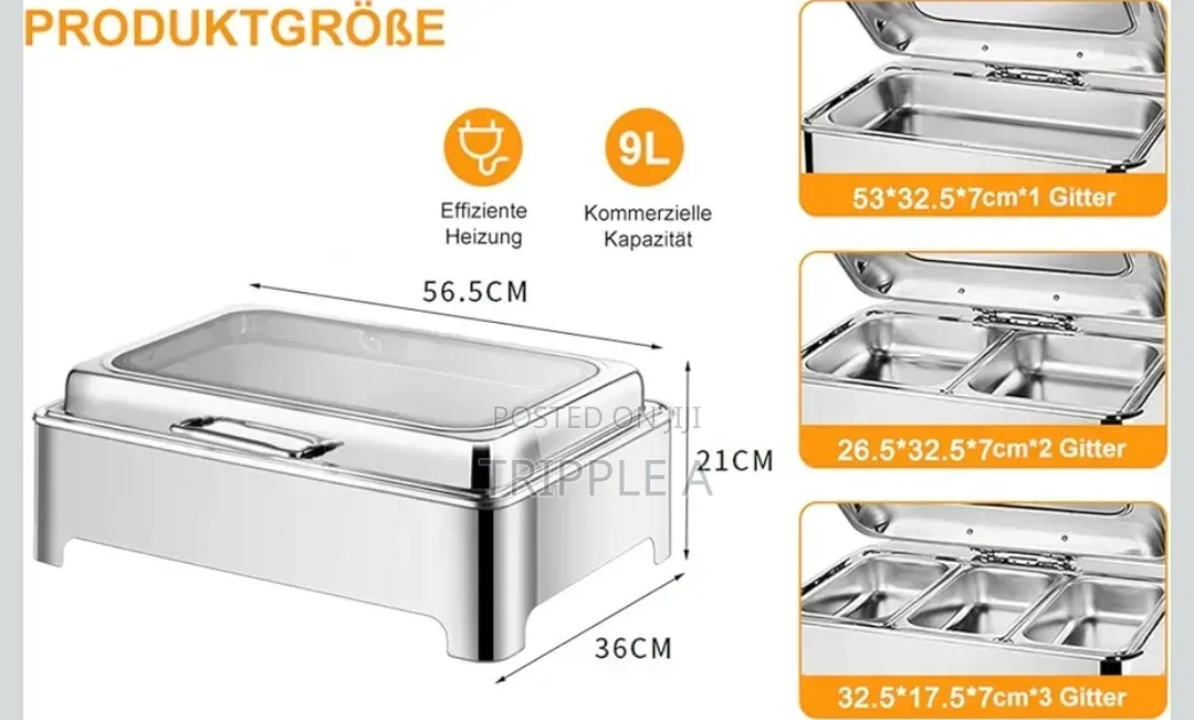 Rectangle Chafing Dish Buffet Stove