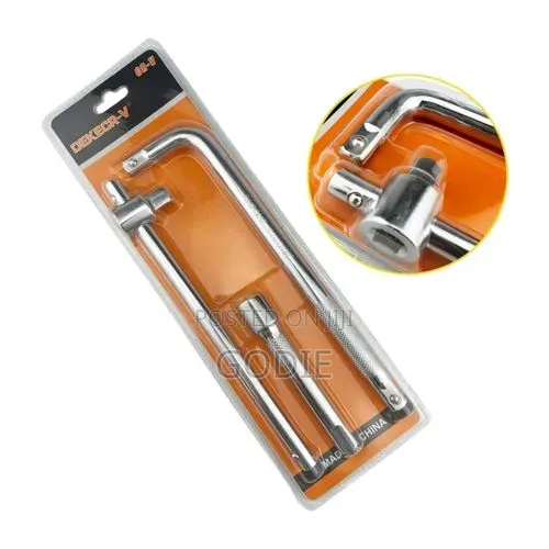 1/2" Drive L-Handle With Extension Bar