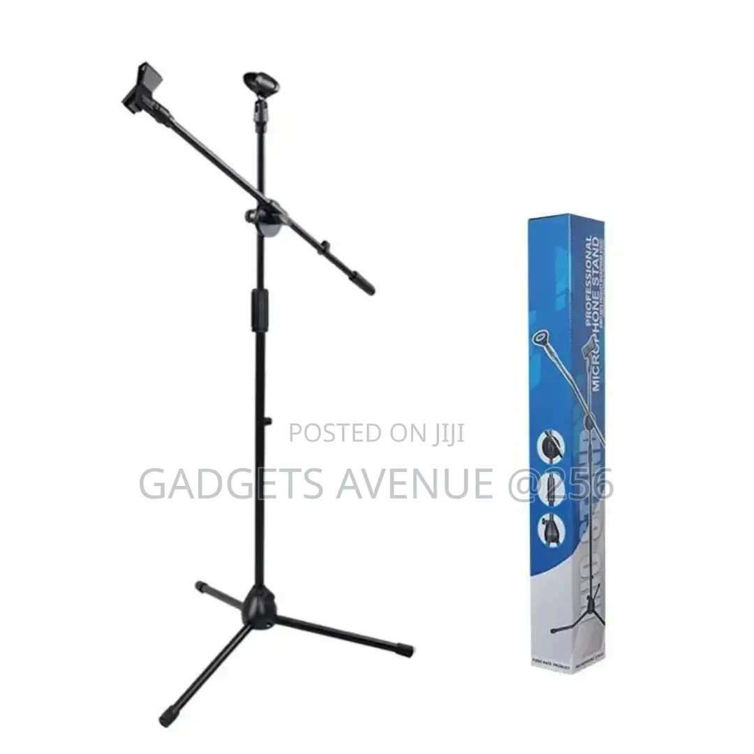Portable, Adjustable Boom Microphone Tripod Stand Kit, Designed