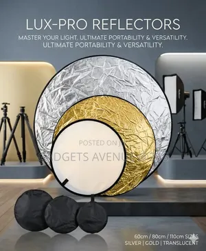 Lux-Pro 5-in-1 Photography Reflector Set, a Portable Lighting Tool