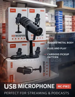 Jmary Mc-Pw12 Usb Desktop Condenser Microphone.