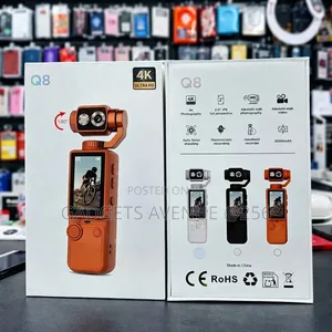 Q8 Ultra Hd Handheld Camera180-degree Rotating Gimbal Stabilizer