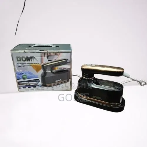 Boma Hand Held Portable Steamer Iron-Black