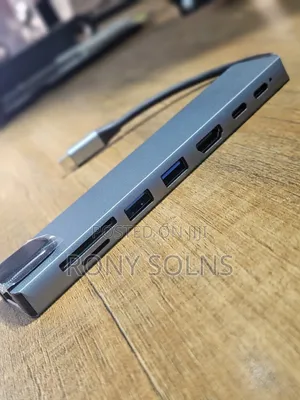 Type C to HDTV 8 in 1 Hub