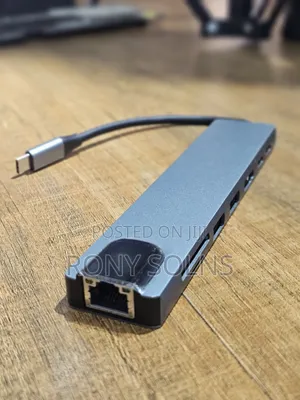 Type C to HDTV 8 in 1 Hub