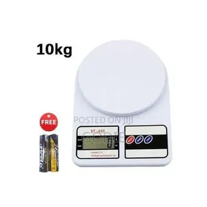 Weighing Kitchen Scale - Whit