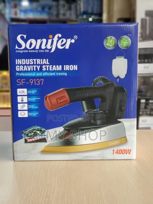 Industrial Garment Steamer Iron - Perfect for Tailoring Shops