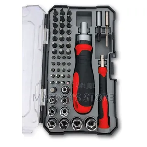 Metric Tool Set of Ratcheting Screwdriver Handle,