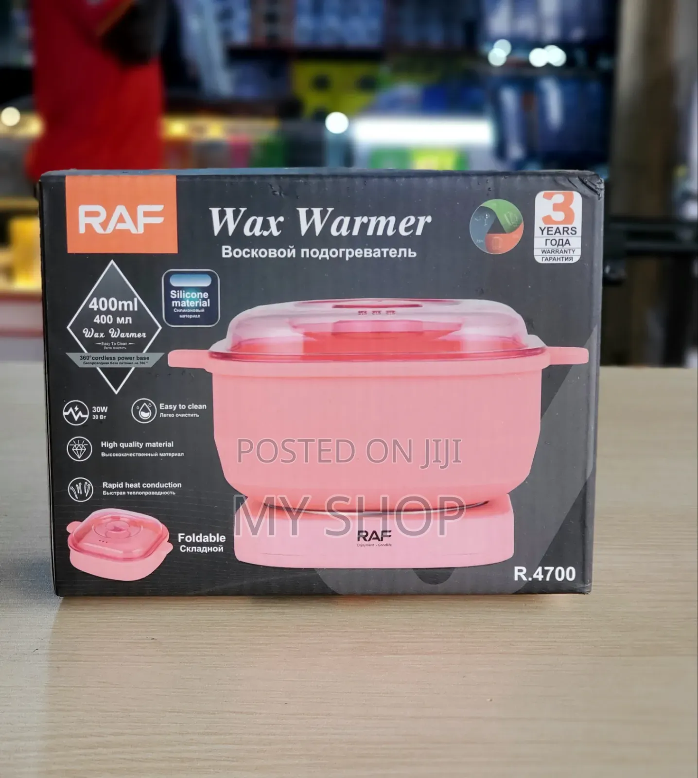 Foldable Wax Warmer - Hair Removal Perfect for Travel