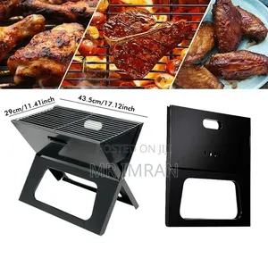 Portable, Foldable Charcoal BBQ Grill.