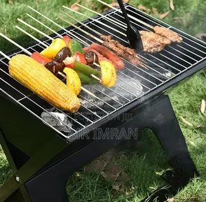Portable, Foldable Charcoal BBQ Grill.