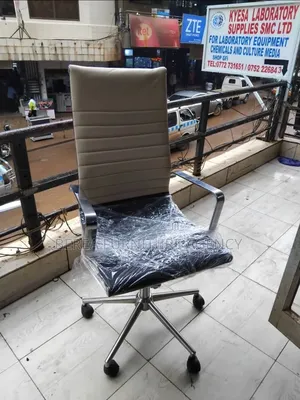 Cram Black Leather Office Chair