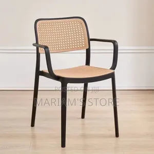 Generic Black Plastic Armchairs